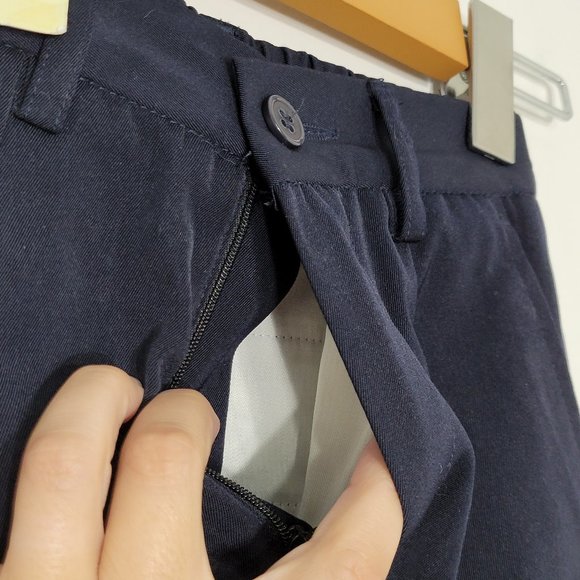 Fifth Avenue 🆕️ Kids Formal Blue Pleat Front Dress Pants Slacks Elastic Waist - Picture 5 of 14